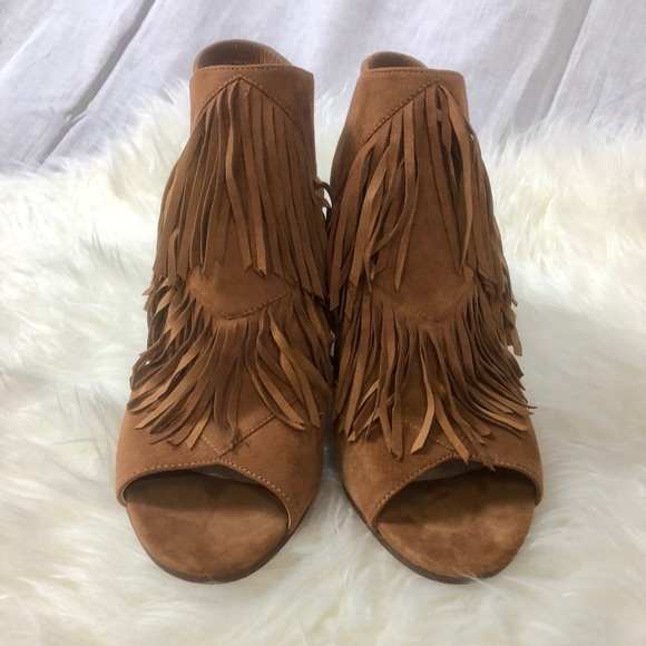 elaine open toe bootie